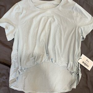 ZYIA NWT Calm Blue Kendall Tee